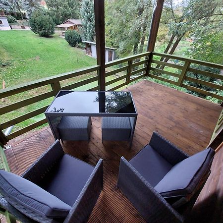 Apartament Tiny House Am Teich Garnsdorf Zewnętrze zdjęcie